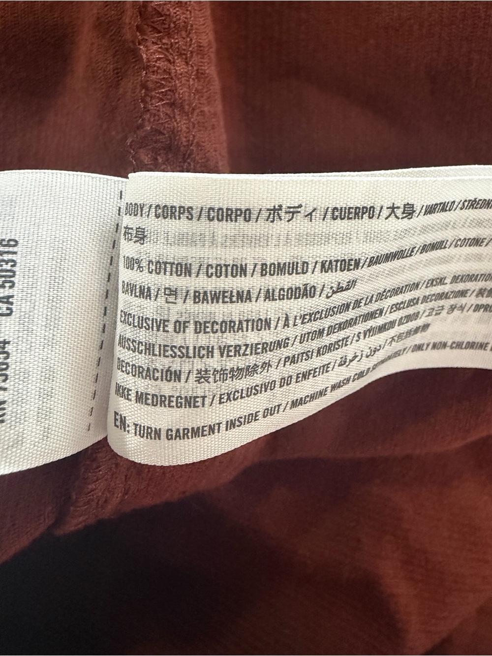Abercrombie & Fitch Oversized Corduroy Shirt Jacket - Picture 9 of 9